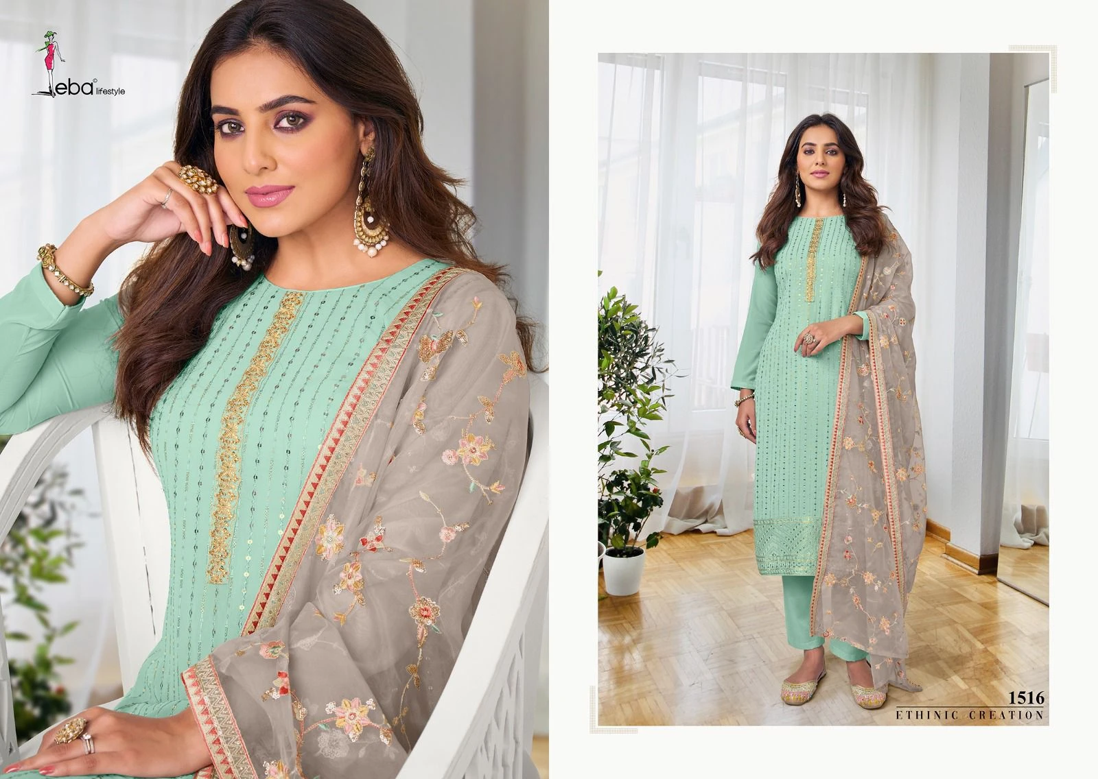 Eba Lifestyle Ashpreet Vol 8 Heavy Chinon Wholesale Fancy Readymade Salwar Suit Catalog